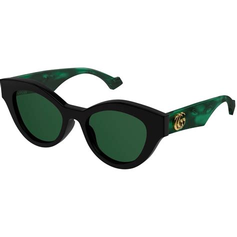 Gucci GG0957S Black/Green 51/19/145 women Sunglasses.